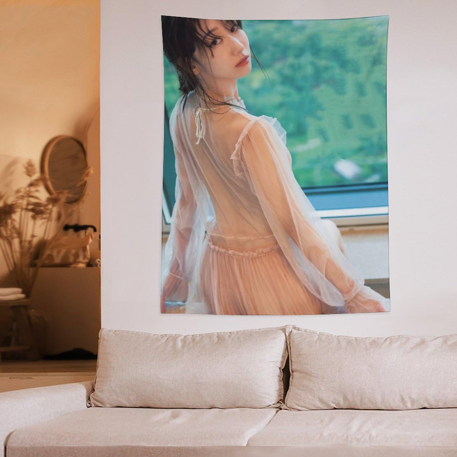 Amazon.co.jp: AKB48柏木由紀タペストリー (33) アートパネル ポスター